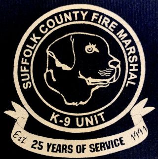 Suffolk County Fire Marshal K 9 Unit Long Island T - Shirt Sz Sz 2xl Fdny