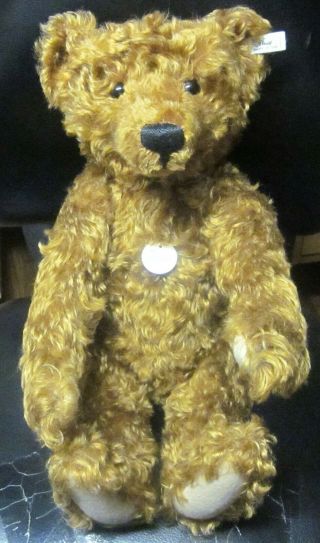 Vintage 14 " Steiff Teddy Bear 1997 Limited Edition 1905 Large Golden Brown Mohair