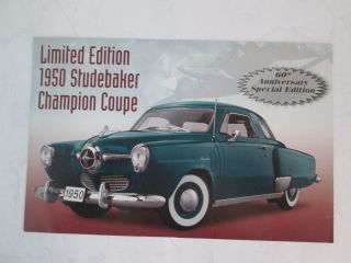 Danbury Brochure 1950 Studebaker Champion Coupe Le
