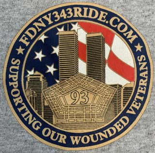 Fdny Nyc Fire Department York City T - Shirt Sz Xl Nypd 9/11 Wtc 343 Papd