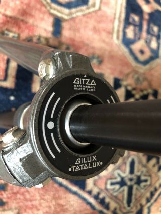 Vintage Gitzo Gilux Studex with Rare Tilt Head Tripod 2