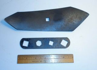 Vintage Planet Jr Plow Blade And Multi - Wrench Found With A No.  119 Garden Plow.