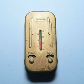 Vintage Iron Fireman Temperature Control Thermostat
