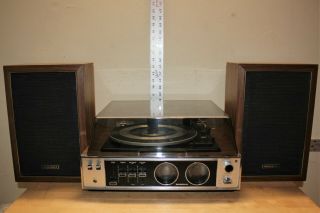 Vintage Panasonic Se - 850 Am Fm Stereo Radio Turntable With Sb - 85 Speakers Sd - 85