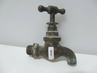 Antique Brass Tap Garden Sink Stables Basin Tank Vintage Old Keg