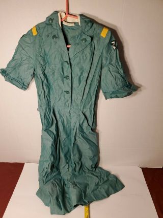 Vintage Girl Scout Leader Uniform Dress 1953