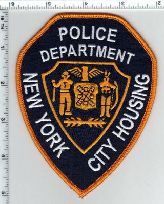 York City Housing Police Shoulder Patch Last Issue - Defunct Agency 5/1995