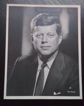 Fabian Bachrach Iconic Portrait President John F.  Kennedy Jfk Press Photo 8x10