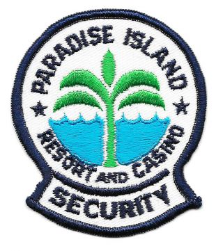 Police Patch Bahamas Paradise Island Resort Casino Security Nassau Providence Pd