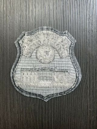 US Secret Service Uniformed Division Subdued Badge Patch Very Rare 2