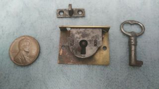 Chest Lock Brass Tiny Box Semi - Mortise