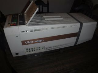 Vintage Sony Vidimagic Betamax Projection System Fp - 60 L@@k