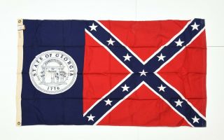 Georgia State Flag Vintage 3 