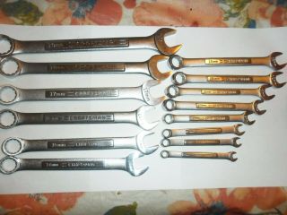 Vintage Craftsman Usa Made 14pc Metric Wrench Set 6mm - 19mm Buy It Now Obo