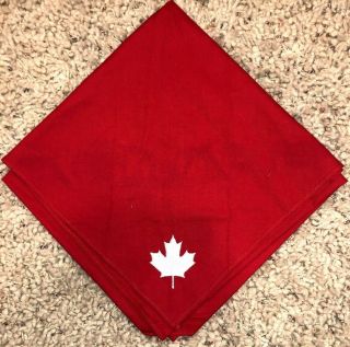 Canada (canadian) Scout Neckerchief Traded For At 2019 24th World Scout Jamboree