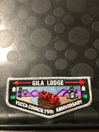 Oa Gila Lodge 378 S22 75th Ann Flap Pn