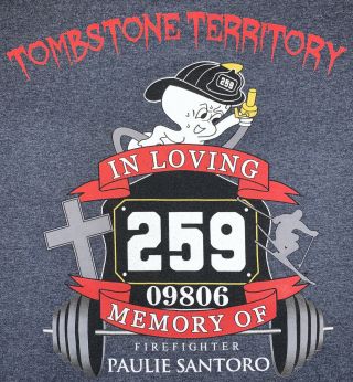 FDNY NYC Fire Department York City T - shirt L Brooklyn Engine 259 Queens 3