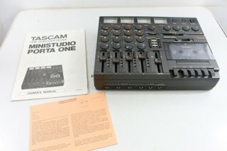 Vintage Teac Tascam Ministudio Porta One Four Track Recorder Mixing Board