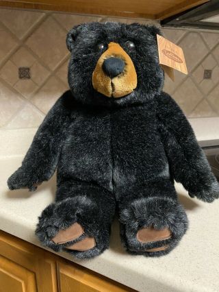 Lou Rankin Best Friends Cuthbert Black Bear Russ Plush Stuffed Animal