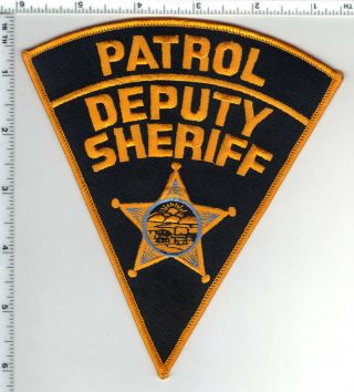 Deputy Sheriff (ohio - Statewide) Patrol Shoulder Patch From The 1980 