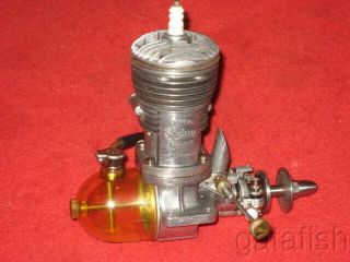 Vintage Cyclone Gr Gas Spark Ignition Model Airplane Engine Tank