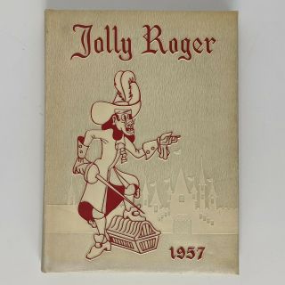Vintage 1957 Yearbook Paramount High School Jolly Roger Disneyland Theme Ca