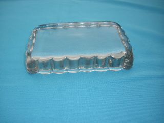 Vintage Antique Clear Glass Paperweight Picture
