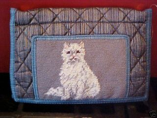 Persian Needlepoint Quilted Wallet Qw 307