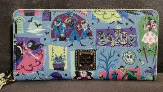 Nwt 2020 Disney Parks Dooney & Bourke The Haunted Mansion Wallet In Hand
