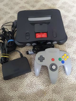 Vintage Nintendo 64 N64 System Console W/controller Authentic Console Ram