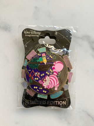 Disney D23 Wdi Alice In Wonderland 60th Cheshire Cat Spinner Pin 132026 Le 250