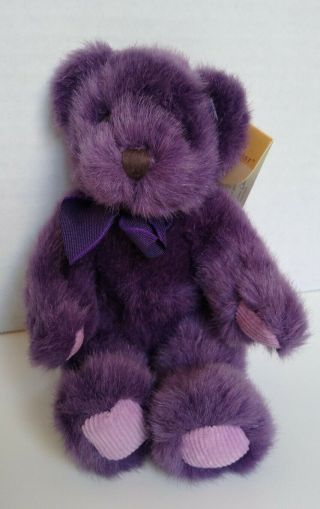 Nwt Vintage Russ Berrie & Co.  ‘bears From The Past’ ‘teddy’ Purple Item 1836