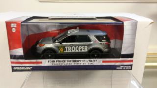 Pa State Police Gray Ford Utility 1/43