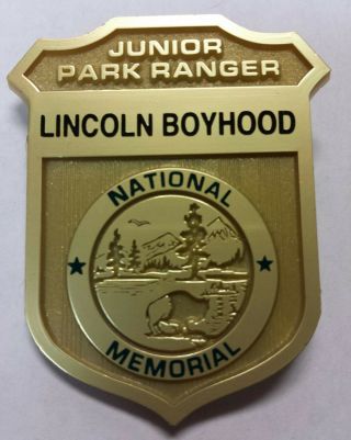 Lincoln Boyhood Memorial National Park Service Nps Jr Junior Ranger Badge