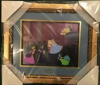 Disney 70th Anniversary Cinderella 5 Pin Frame Set Jumbo Ptn Le 500
