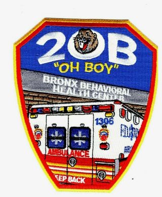 Fdny Fire Patch York City Ems 20 Boy Bronx Behavioral Health Center