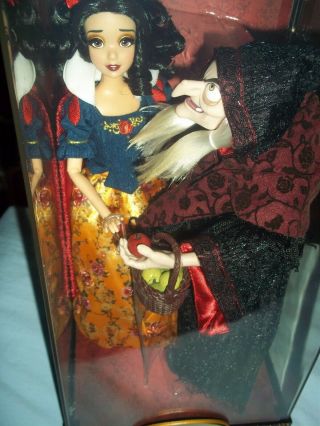 Disney Limited Edition Designer Fairytale Snow White & The Witch Doll Set