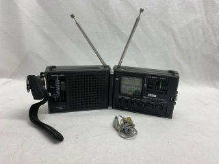 Vintage Sony Icf - 7800w Portable Fm/am/psb 3 - Band Radio