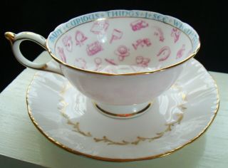 Paragon Fortune Telling Teacup & Saucer