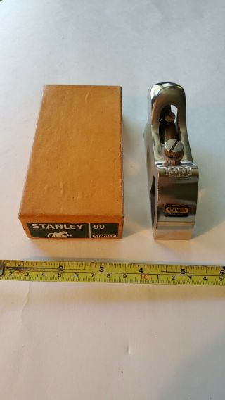 Vintage Stanley No.  90 Bull Nose Rabbet Plane In The Box Made In England Unused?