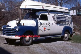 Fire Apparatus Slide - 50 Chevy Rescue = Bessemer Pa
