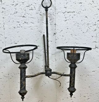Vintage/antique Brass Hanging Light Fixture Wall Sconce
