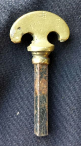 2 Available Antique Vintage Brass Door Thumb Turn Knob Doorknob Lock Key Latch