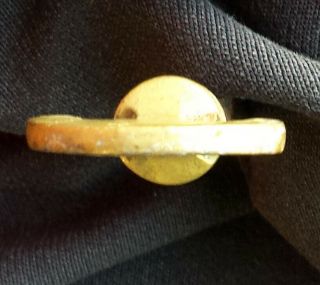 2 available Antique Vintage Brass Door Thumb Turn Knob Doorknob Lock Key Latch 2