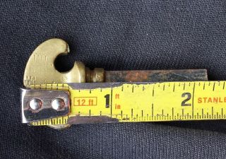 2 available Antique Vintage Brass Door Thumb Turn Knob Doorknob Lock Key Latch 3