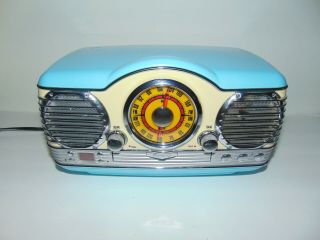 Vintage Style Memorex Mtt3200 Am/fm Stereo Radio & Cd Player Retro Turquoise