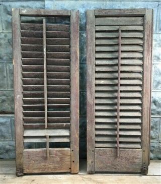 Vintage Shutters Wall Decor,  Farmhouse Shutter Doors,  Architectural Salvage A63