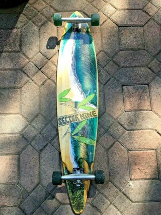 “vintage” Sector 9 Longboard Skateboard Complete Pipeline Oahu North Shore