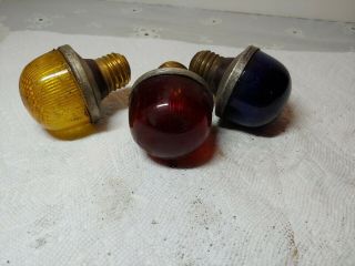 Antique Movie Theater Colored Light Glass Jar Covers Steam Punk Cool Mood Lights