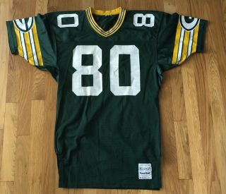 Vintage Green Bay Packers James Lofton Authentic Sand - Knit Pro Cut Jersey